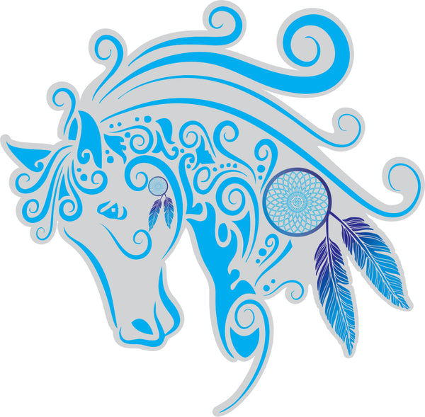 AG082 - Dreamcatcher Horse Head (Pair)