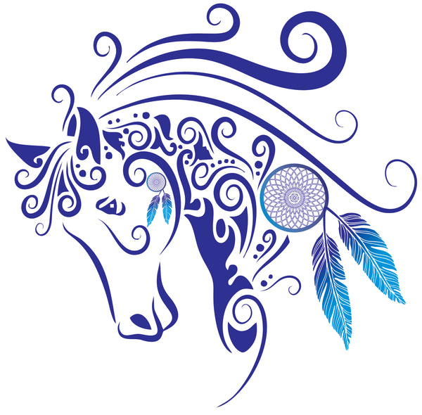 AG082 - Dreamcatcher Horse Head (Pair)