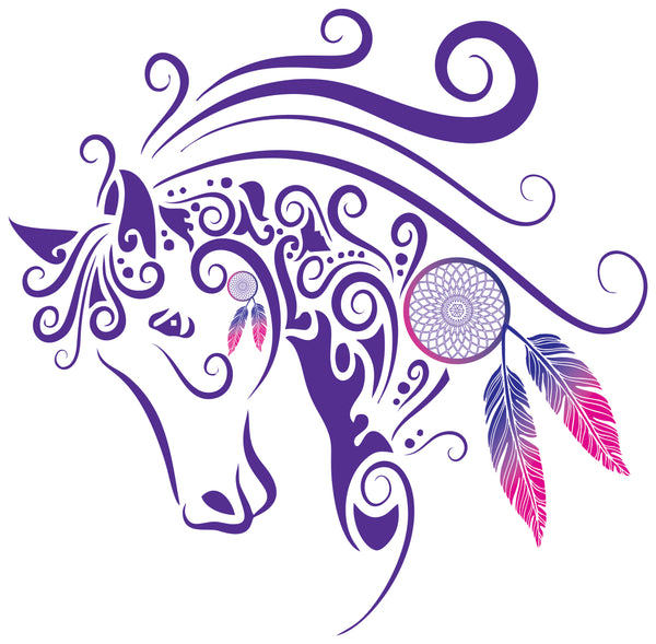 AG082 - Dreamcatcher Horse Head (Pair)