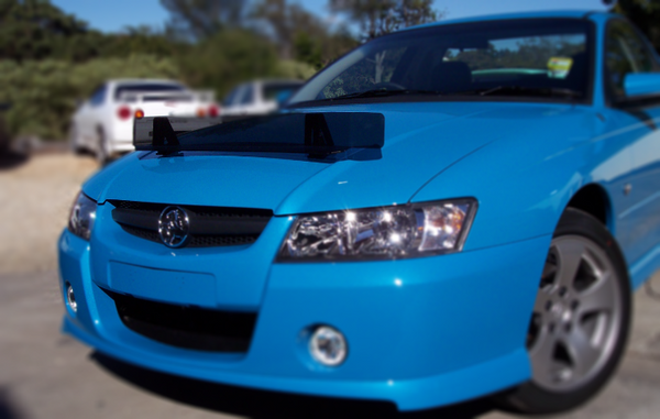 Allens 'No Holes Drilled' Bug Deflector Small DIY Kit (1000mm) - Dark Smoke