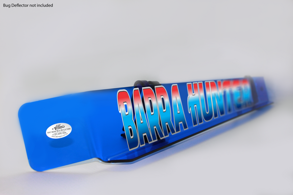 'Barra Hunter' Bug Deflector Name Sticker