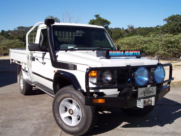 'Barra Hunter' Bug Deflector Name Sticker