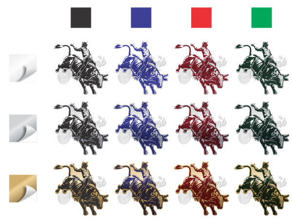 Rodeo Bull Rider Sticker (Pair)