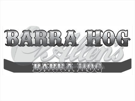 Allens Barra Hog Sticker (Pair)