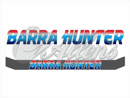 Barra vs Boar Stickers (1 x each)