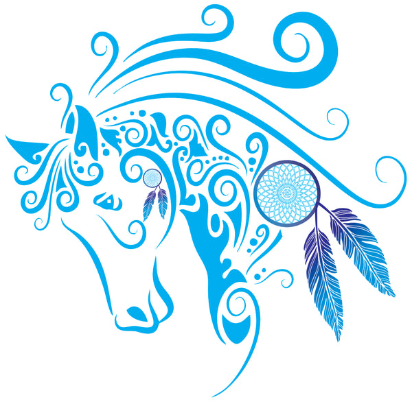 AG082 - Dreamcatcher Horse Head (Pair)