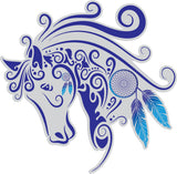 AG082 - Dreamcatcher Horse Head (Pair)