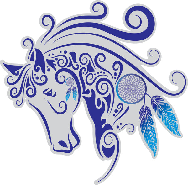AG082 - Dreamcatcher Horse Head (Pair)