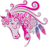 AG082 - Dreamcatcher Horse Head (Pair)