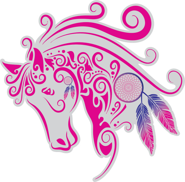 AG082 - Dreamcatcher Horse Head (Pair)
