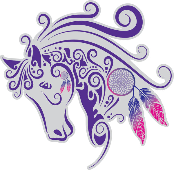 AG082 - Dreamcatcher Horse Head (Pair)