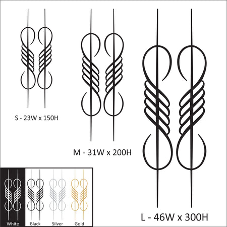 Brahman Bull Head Sticker (Pair)