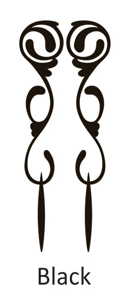 Truck Swirl Scroll Sticker (Pair)