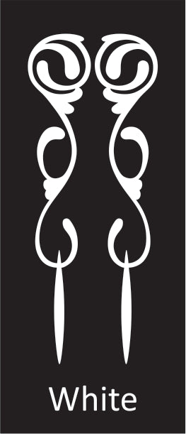 Truck Swirl Scroll Sticker (Pair)
