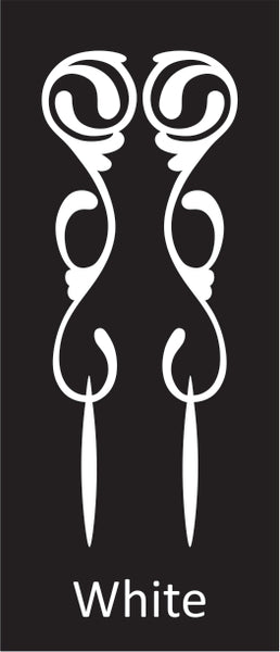 Truck Swirl Scroll Sticker (Pair)