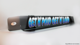 'Get 'n' Paid  Get 'n' Laid' Bug Deflector Name Sticker