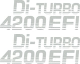 Landcruiser Di Turbo 4200 EFI  Sticker