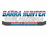 'Barra Hunter' Bug Deflector Name Sticker