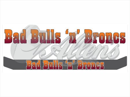 Brahman Bull Head Sticker (Pair)